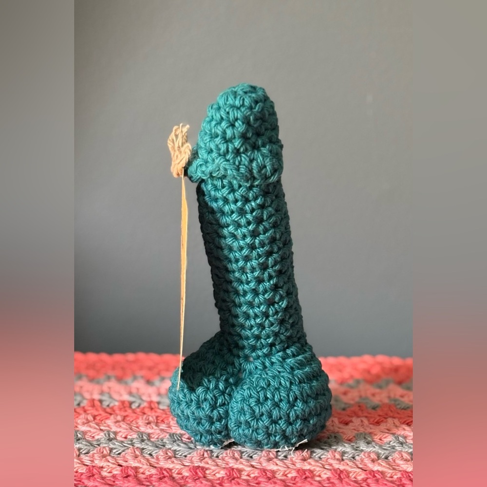 Handmade Crochet Emotional Support Peen